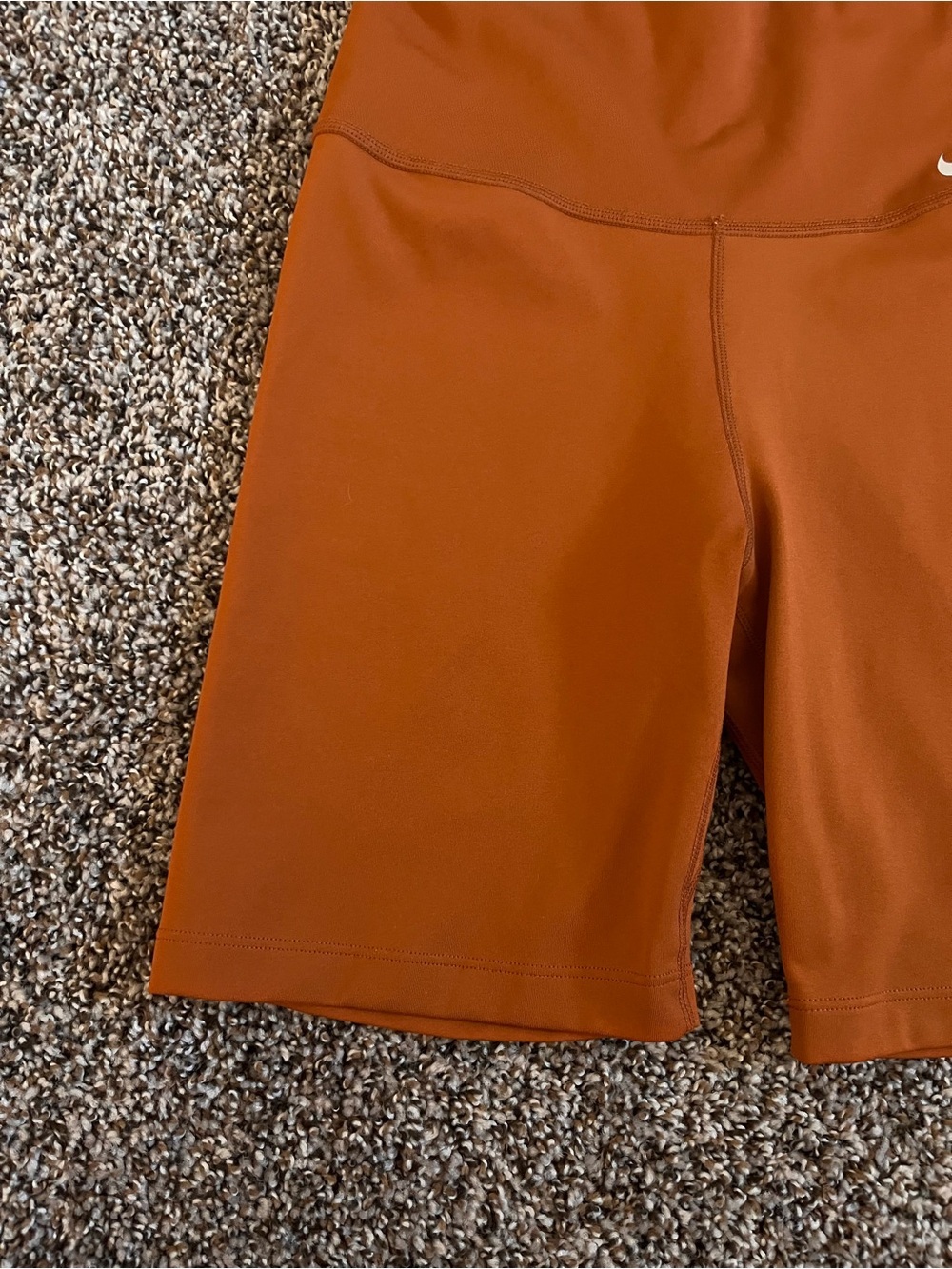 Nike Pro Women’s Biker Short in Rust Orange 6.5” inseam - Picture 3 of 9